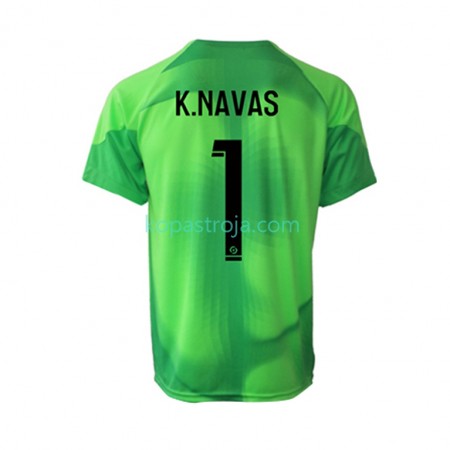 Billiga Fotbollströjor Paris Saint-Germain Keylor Navas 1 Målvakt Hemma tröja 2022/23 Kortärmad